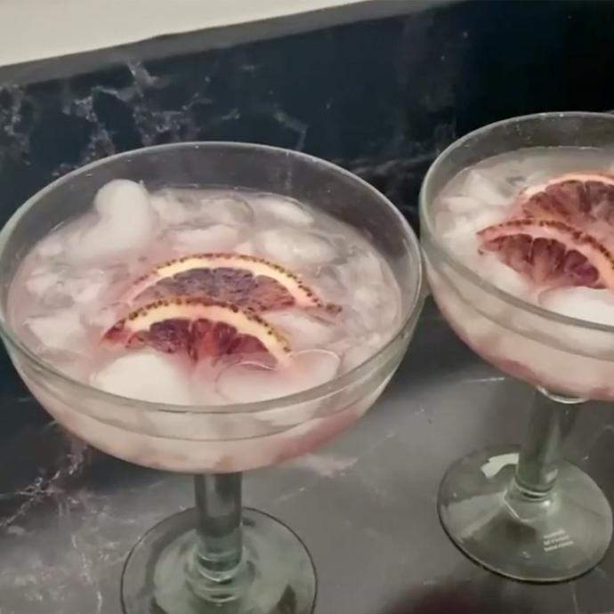 Blood Orange Coconut Margarita