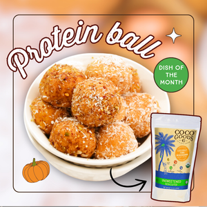FUEL YOUR DAY WITH DELICIOUS COCONUT PUMPKIN PROTEIN BALLS!