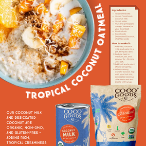 DISH OF THE MONTH - TROPICAL COCONUT OATMEAL