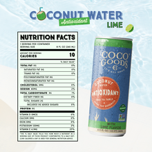 Load image into Gallery viewer, Antioxidant Coconut Water Lime Flavor