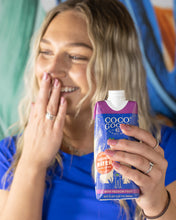 Load image into Gallery viewer, Natural Coconut Water with Freshly Squeezed Passion Fruit Juice 16.9 fl. oz, 12 pack