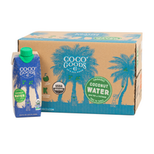 Load image into Gallery viewer, 100% Organic Coconut Water 16.9 fl. oz, 12 pack