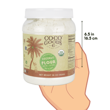 Load image into Gallery viewer, Organic Coconut Flour 36 oz, PET Jar