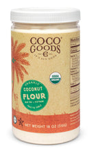 Load image into Gallery viewer, Organic Coconut Flour 18 oz, PET Jar