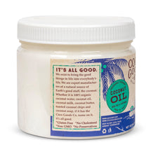 Load image into Gallery viewer, Organic Extra Virgin Coconut Oil, Cold-Pressed