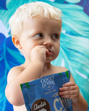 Load image into Gallery viewer, Natural Toasted Coconut Chips, Chocolate 3.5 oz Zip Lock Bag