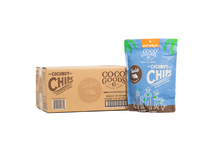 Load image into Gallery viewer, Natural Toasted Coconut Chips, Chocolate 3.5 oz Zip Lock Bag