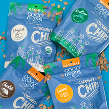 Load image into Gallery viewer, Organic Toasted Coconut Chips Original 3.5 oz Zip Lock Bag