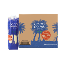 Load image into Gallery viewer, 100% Natural Coconut Water 33.8 fl. oz, 6 pack