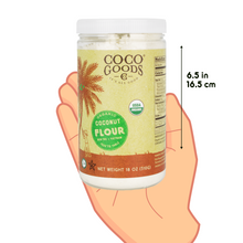 Load image into Gallery viewer, Organic Coconut Flour 18 oz, PET Jar