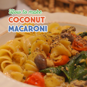 CREAMY COCONUT MACARONI (PASTA)