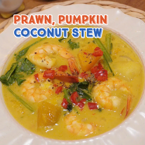 PRAWN, PUMPKIN & COCONUT STEW