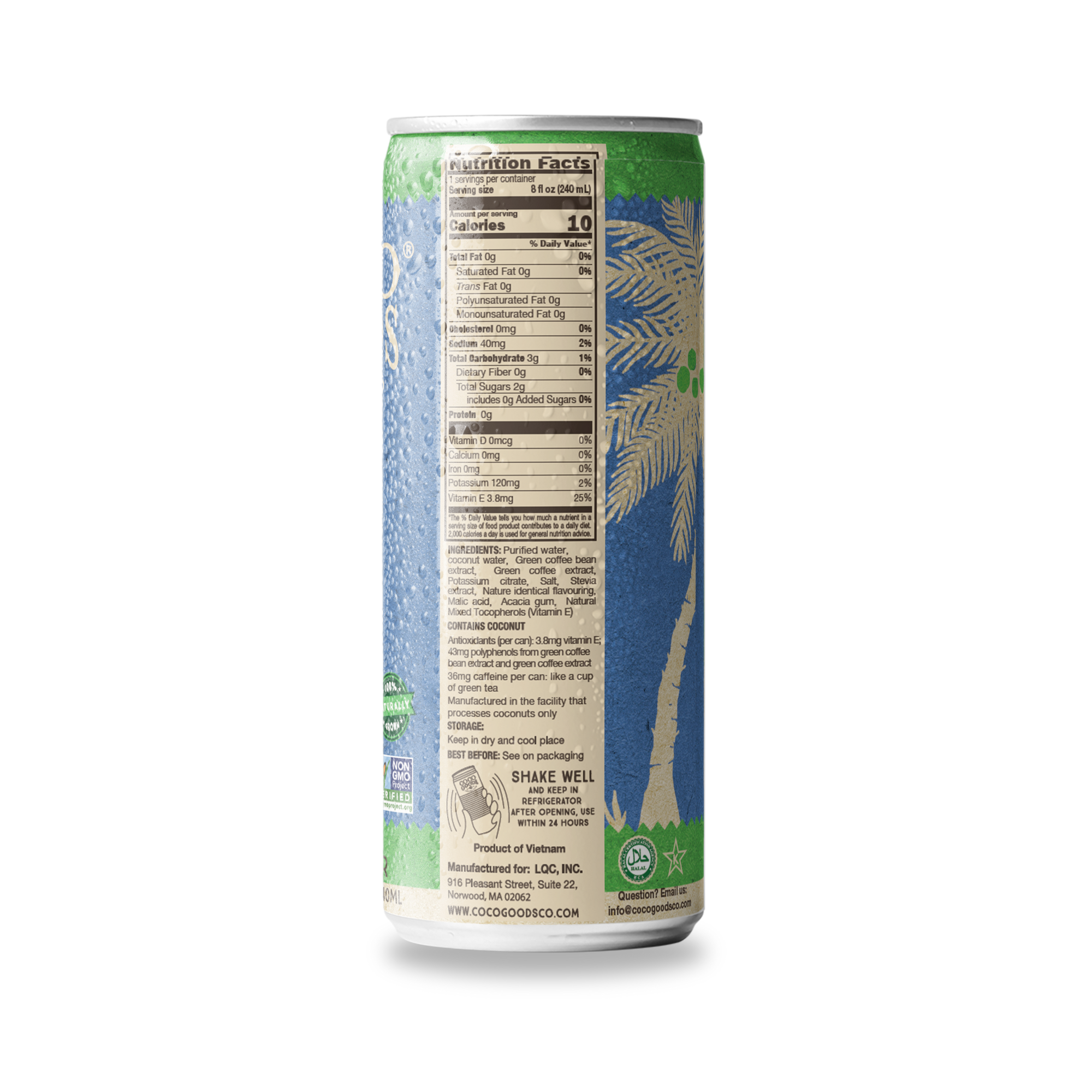 Antioxidant Coconut Water Lime Flavor – CocoGoods Co