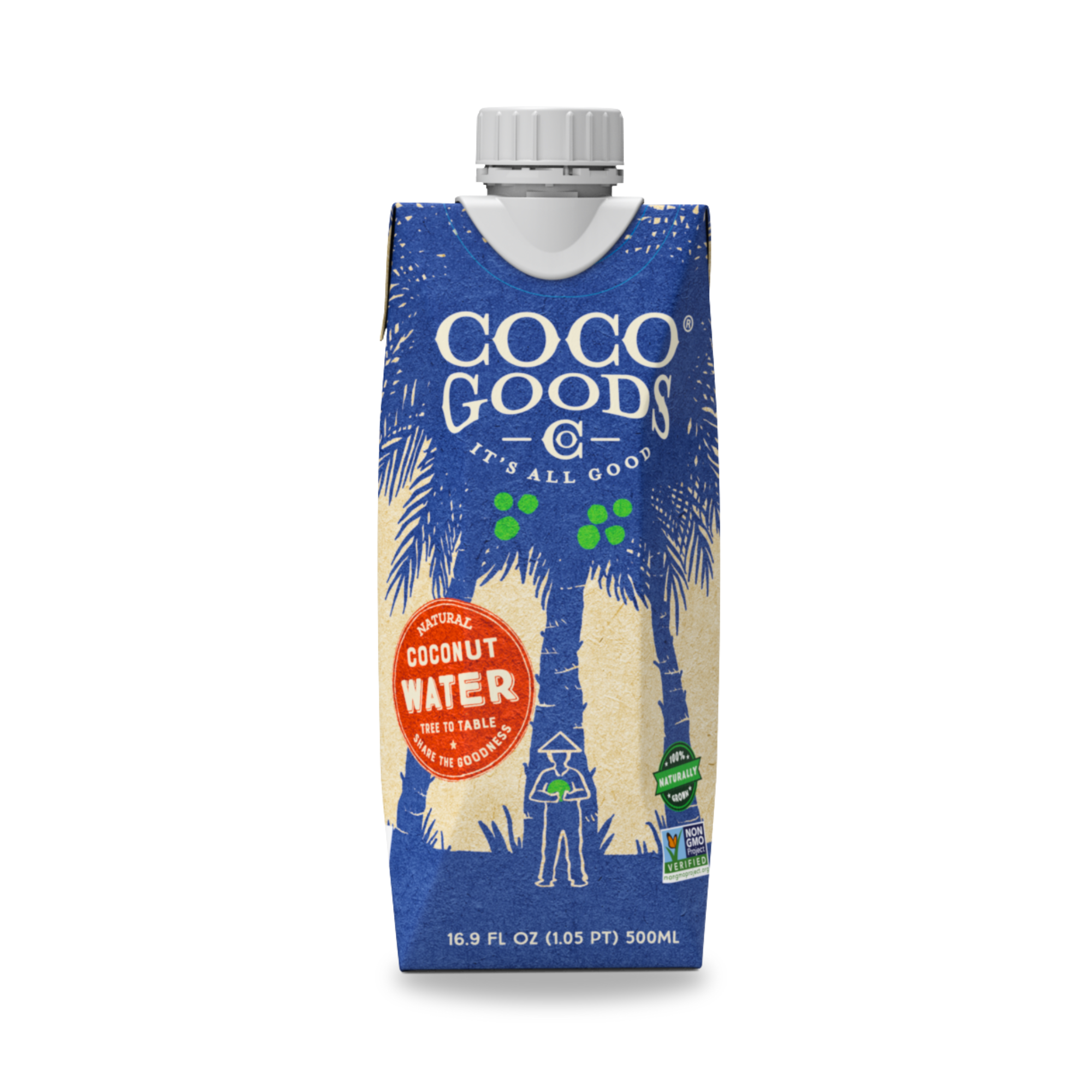 CocoGoods Co. - 100% Natural Coconut Water 16.9 fl. oz