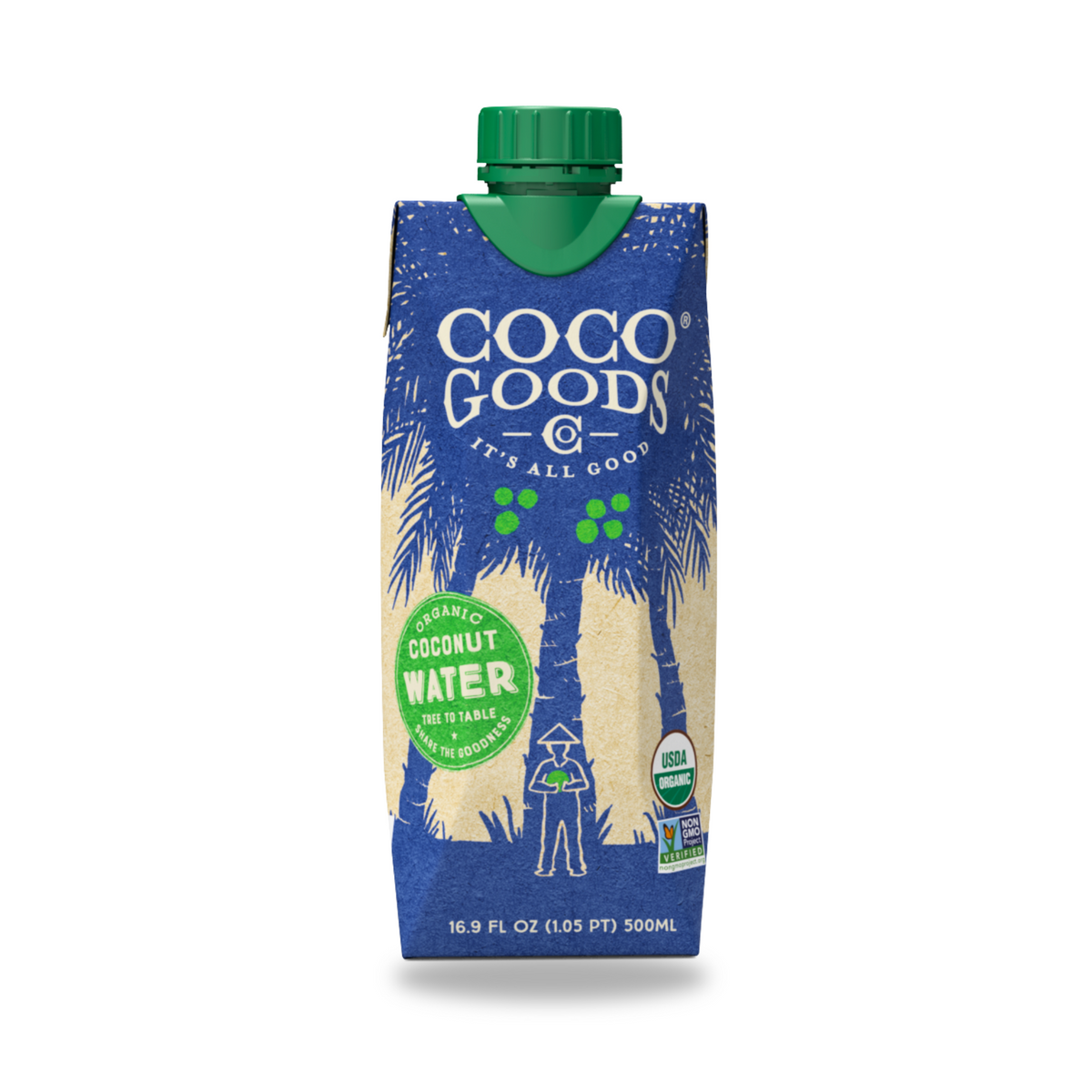 CocoGoods Co. - 100% Organic Coconut Water 16.9 fl. oz