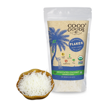 Load image into Gallery viewer, Organic Unsweetened Desiccated Coconut, Flakes Grade 8 oz, 2 Pack
