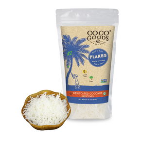 Natural Desiccated Coconut, Sweetened Flakes 16 oz, 2 Pack