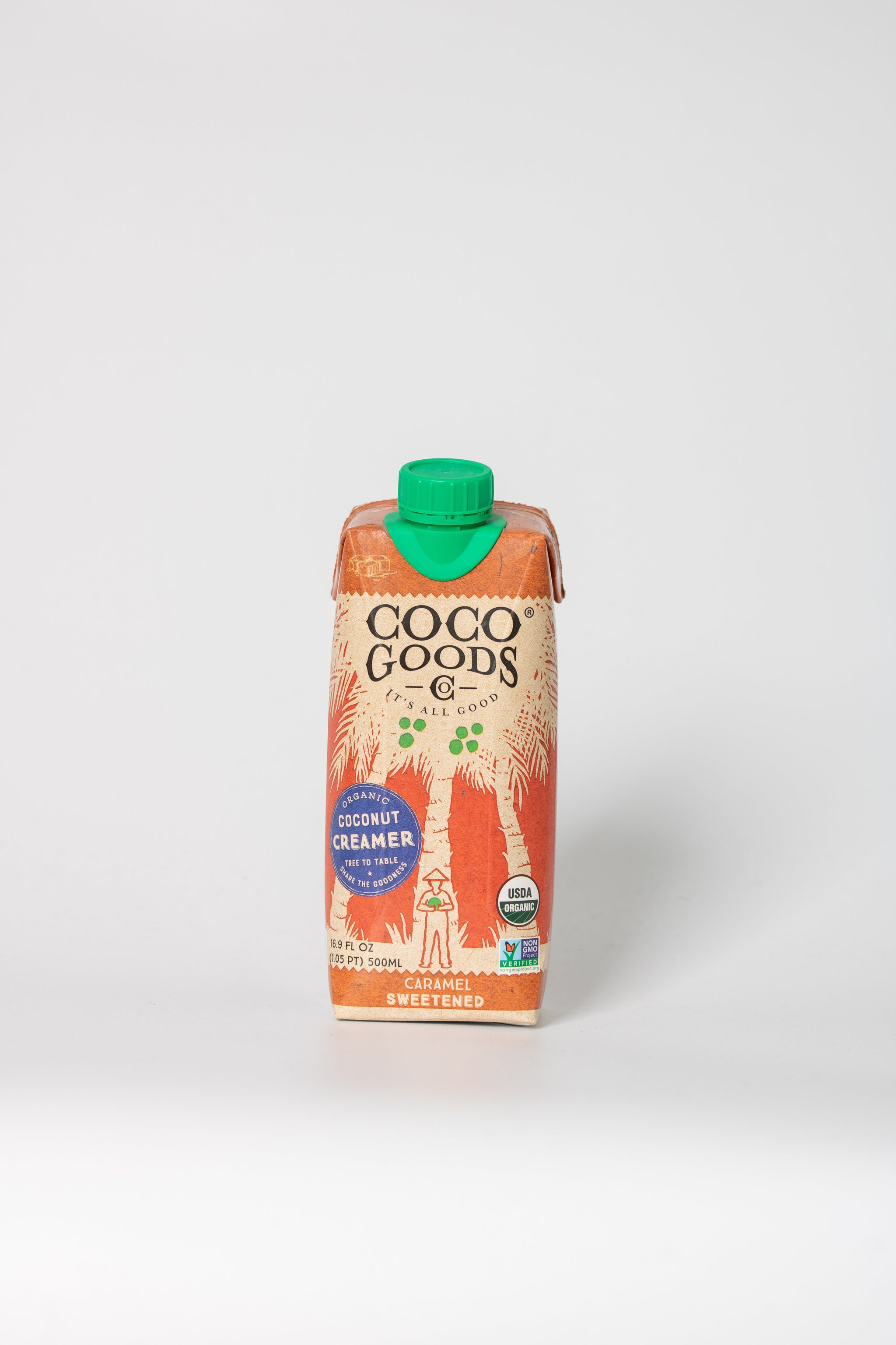 cocomaru★ Organic Coconut Coffee Creamer, Original, 16.9 fl oz 12pack