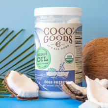 Load image into Gallery viewer, Organic Extra Virgin Coconut Oil, Cold-Pressed 15 fl, oz
