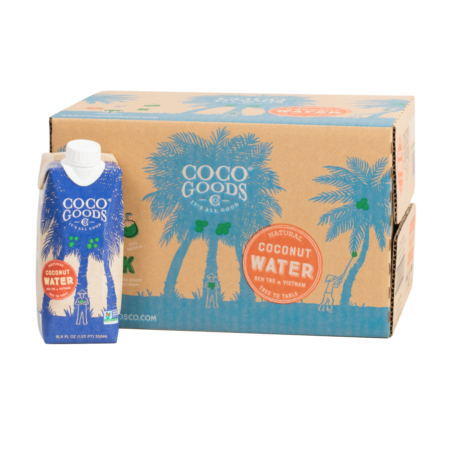 100% Natural Coconut Water 16.9 fl. oz, 12 pack