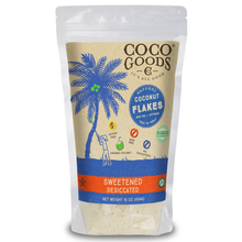 Load image into Gallery viewer, Natural Desiccated Coconut, Sweetened Flakes 16 oz, 2 Pack
