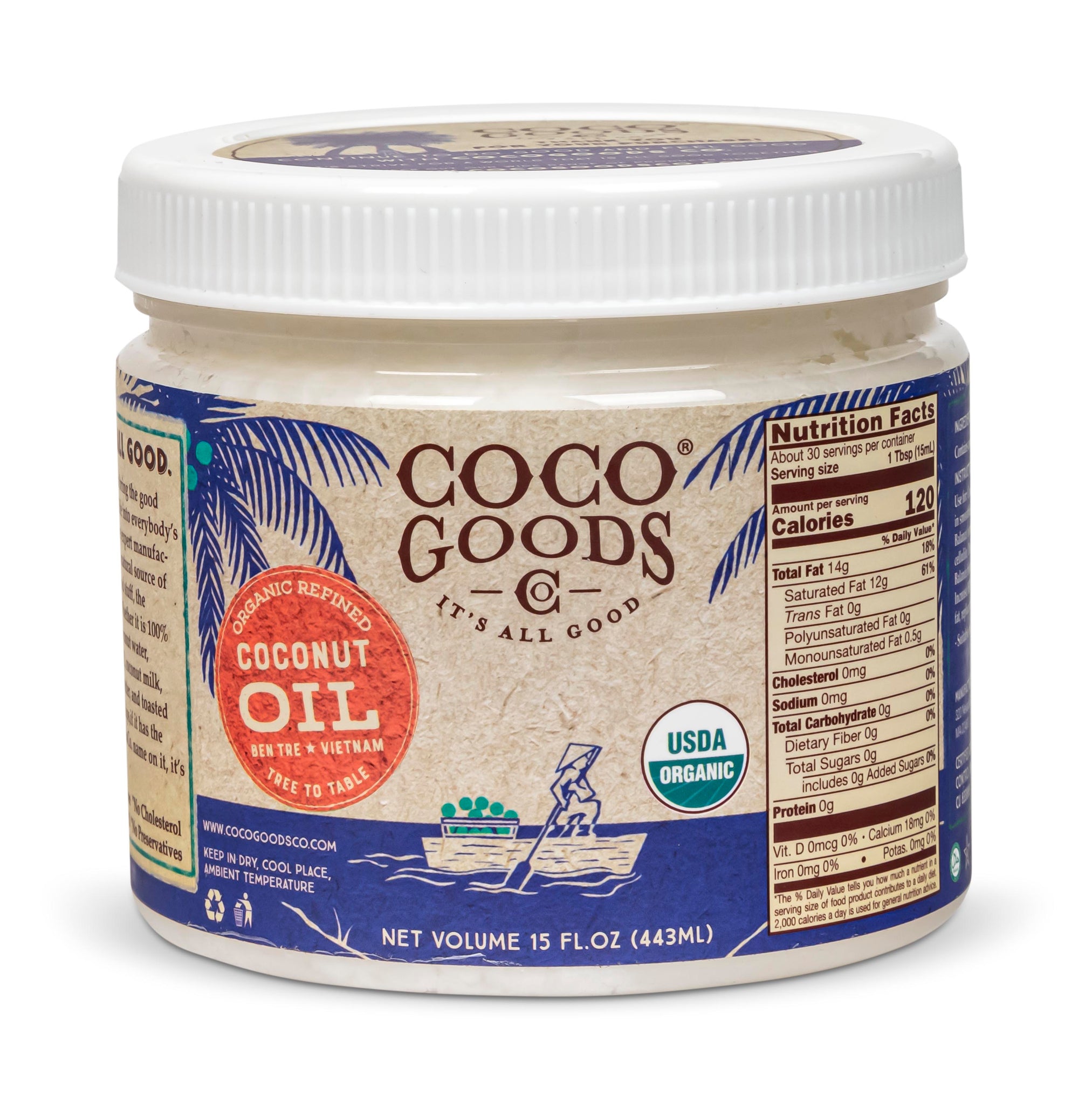 Huile de coco désodorisée 610 ml - Biona Organic