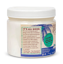 Load image into Gallery viewer, Organic Extra Virgin Coconut Oil, Cold-Pressed 15 fl, oz
