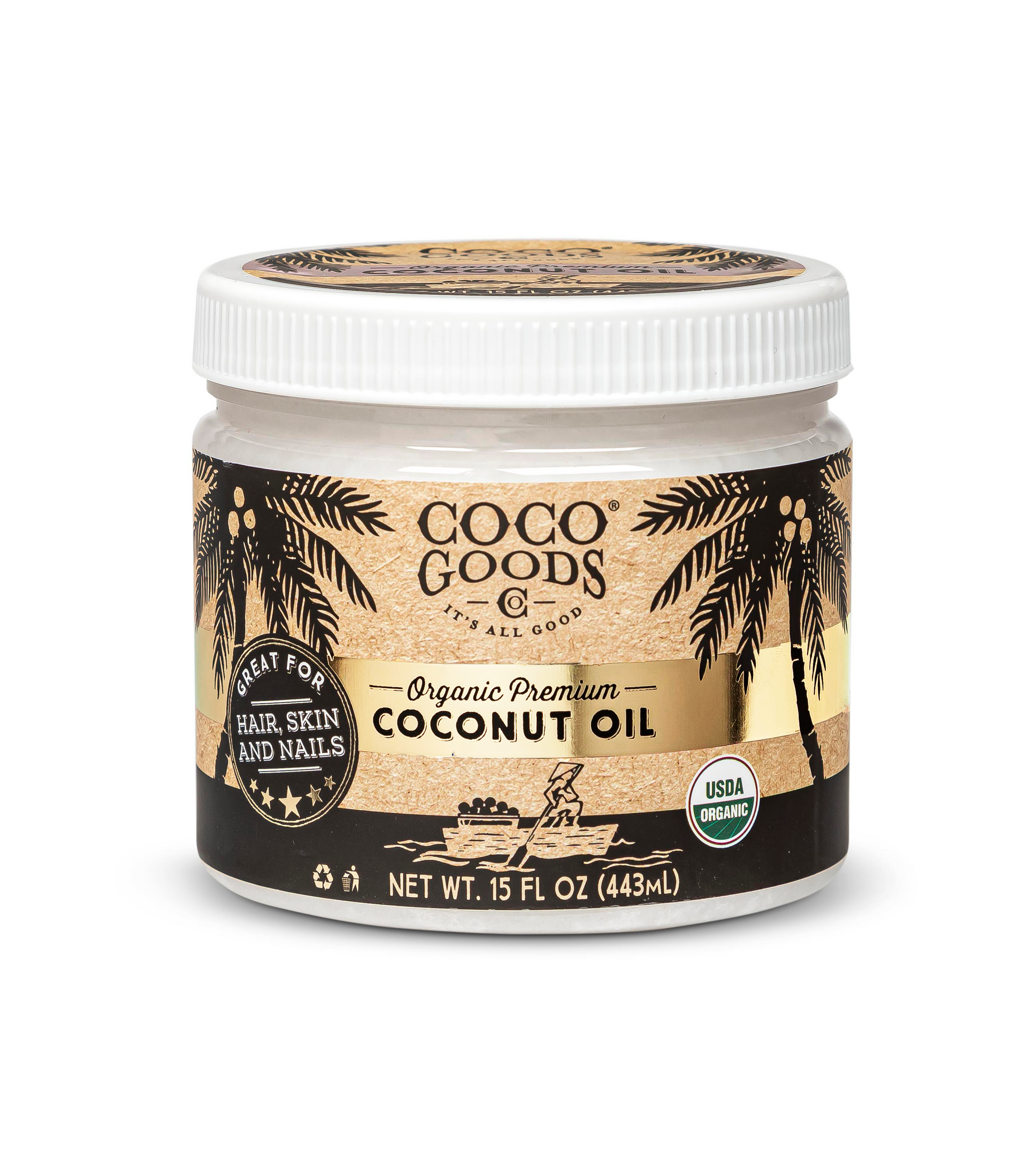 CocoGoods Co. Organic Premium Coconut Oil, Centrifuged