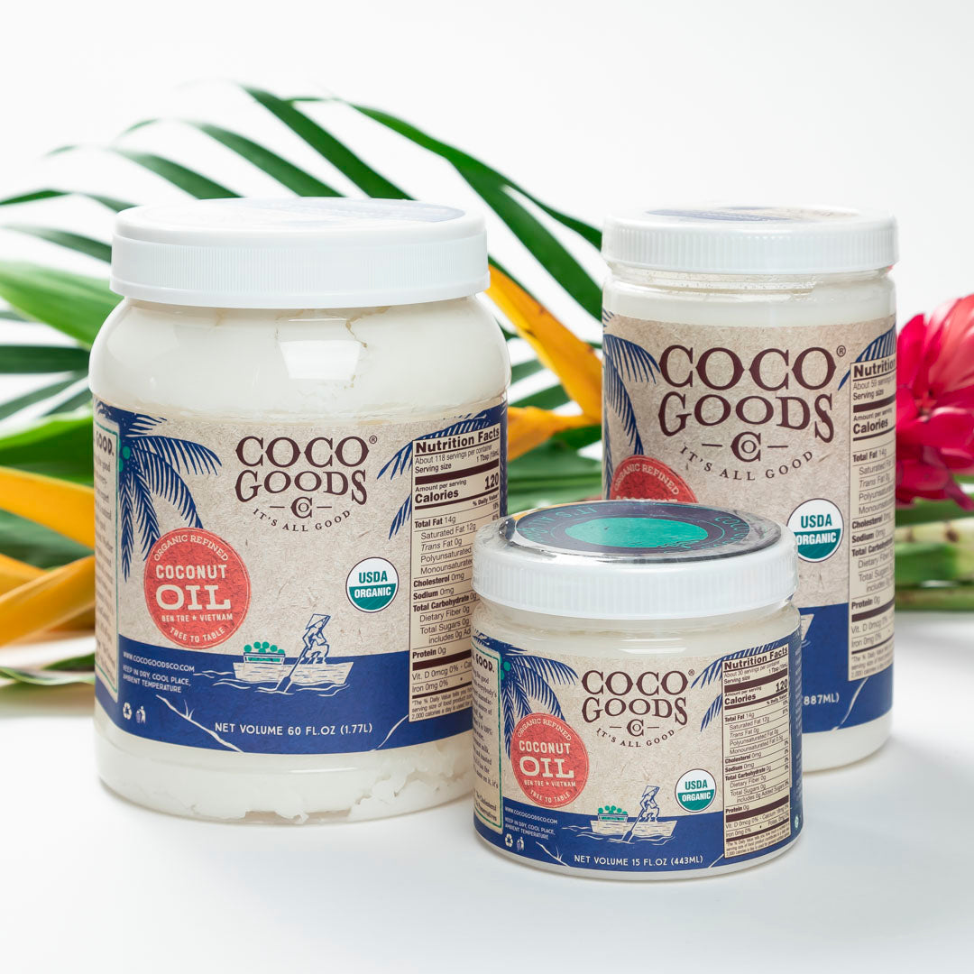 Organic Refined Coconut Oil 30 fl, oz