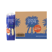 Load image into Gallery viewer, 100% Natural Coconut Water 33.8 fl. oz, 6 pack
