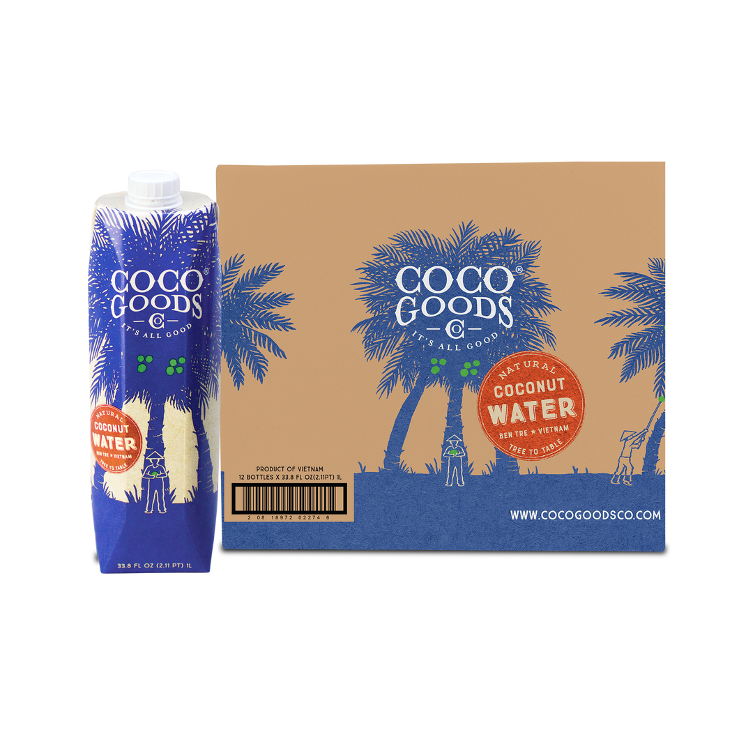 100% Natural Coconut Water 33.8 fl. oz, 6 pack