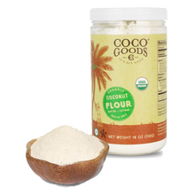 Load image into Gallery viewer, Organic Coconut Flour 18 oz, PET Jar
