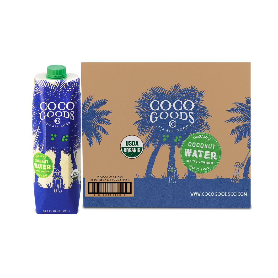 100% Organic Coconut Water 33.8 fl. oz, 6 pack